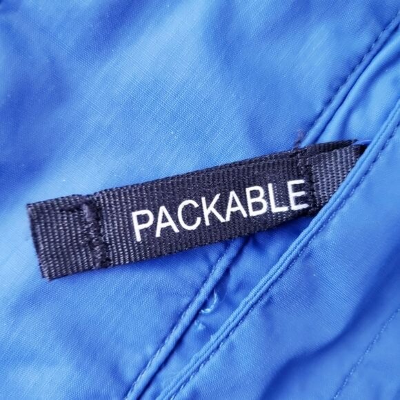 Cabela's Packable‎ Lightweight Windbreaker Blue Size Med - Picture 8 of 10